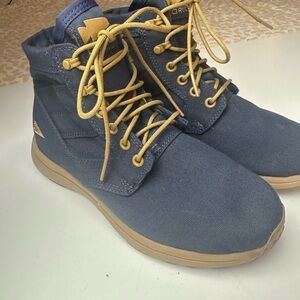 Goruck NavyBlue Jedburgh Rucking Deception Canvas MidTop High-Traction Boots 8.5